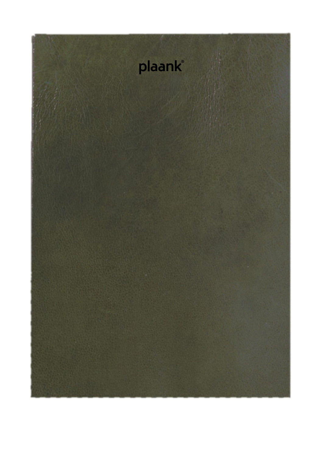 Placemat leather rectangle dark green