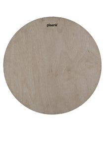 Placemat round untreated wood (set of 4)