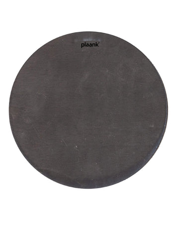 Placemat round wood black  (set of 4)