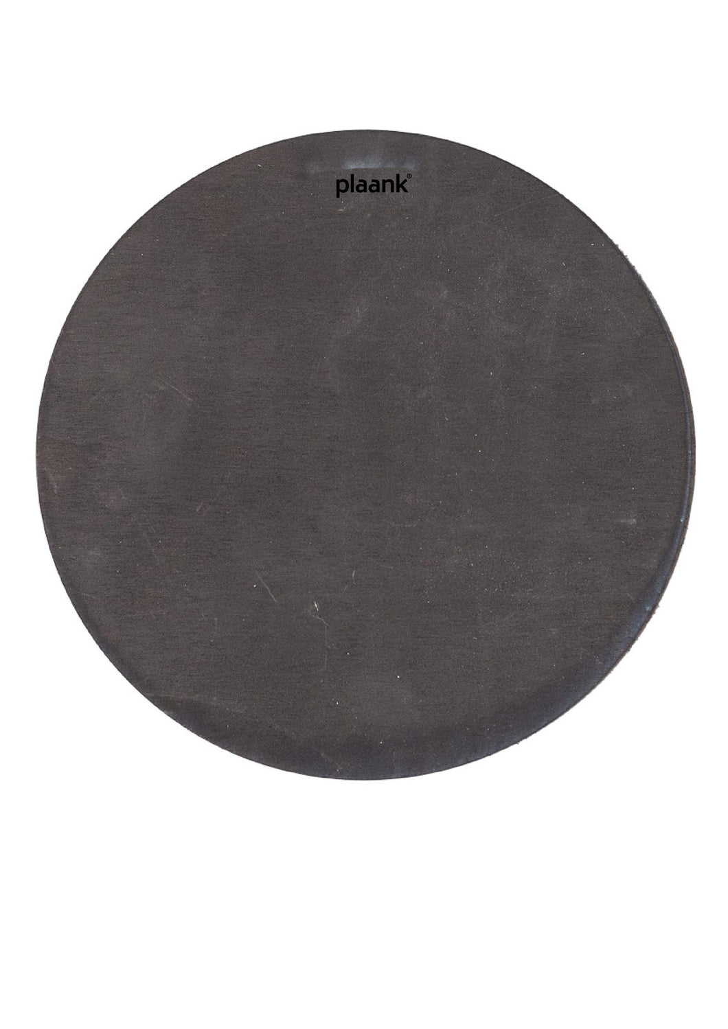 Placemat round wood black  (set of 4)